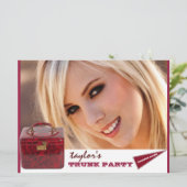 パーソナライズされた写真幹パーティの招待状 招待状 (スタンド正面)