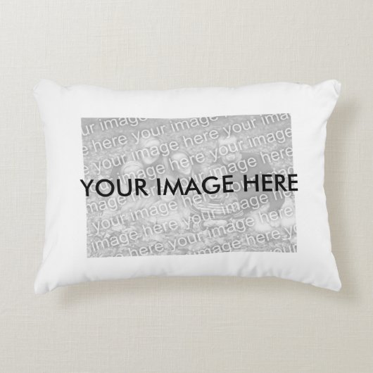 パーソナライズされた写真枕 |ここに画像を追加します アクセントクッション (正面)