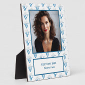 パーソナライズされた写真氷山感動的最高のボス フォトプラーク (側面)