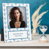 パーソナライズされた写真氷山感動的最高のボス フォトプラーク (側面)