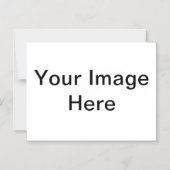 パーソナライズされた写真磁気はがき  マグネット招待状 (正面)