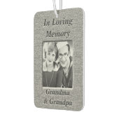 パーソナライズされた写真追悼空気清浄機 カーエアーフレッシュナー (左)