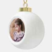 パーソナライズされた写真 セラミックボールオーナメント (右)