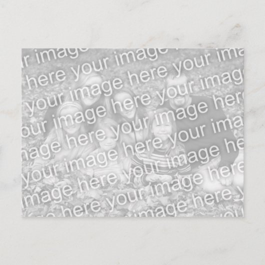 パーソナライズされた写真 ポストカード (正面)