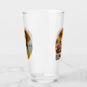 パーソナライズされた写真 レトロ バハマス 熱帯のビーチ タンブラーグラス (右)