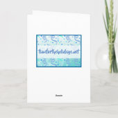 パーソナライズされた写真 父の日のカード カード (裏面)