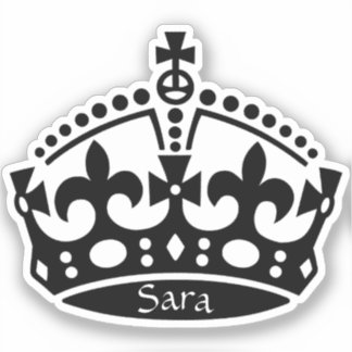 パーソナライズされた冠 シール