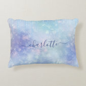 パーソナライズされた凍ってい氷柱 アクセントクッション (正面)