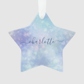 パーソナライズされた凍ってい氷柱 オーナメント (正面)