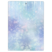 パーソナライズされた凍ってい氷柱 クリップボード (裏面)