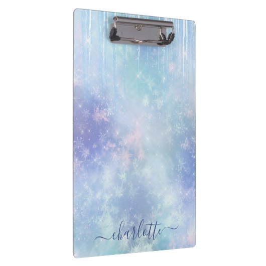 パーソナライズされた凍ってい氷柱 クリップボード (右)