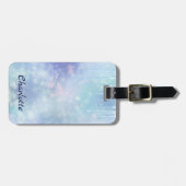 パーソナライズされた凍ってい氷柱 ラゲッジタグ (正面横)