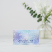 パーソナライズされた凍ってい氷柱 名刺 (スタンド正面)