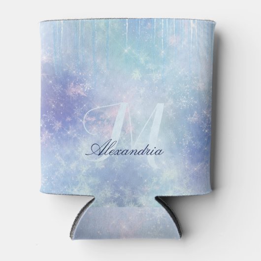 パーソナライズされた凍ってい氷柱 缶クーラー (正面)