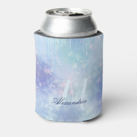 パーソナライズされた凍ってい氷柱 缶クーラー (缶裏面)