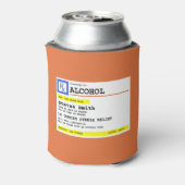 パーソナライズされた処方ユーモアのある酒 缶クーラー (缶裏面)