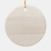 パーソナライズされた初めてのクリスマス セラミックオーナメント (裏面)