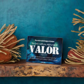 パーソナライズされた勇士の大家6:12 フォトプラーク (側面)