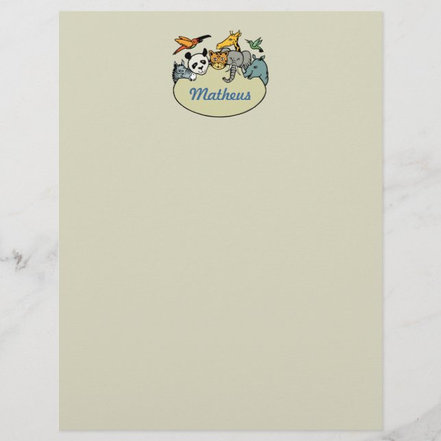 パーソナライズされた動物動物 (正面)