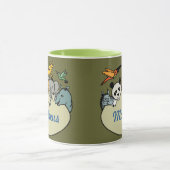 パーソナライズされた動物園群 マグカップ (中央)