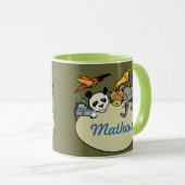 パーソナライズされた動物園群 マグカップ (正面右)