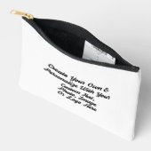 パーソナライズされた化粧品の旅行バッグ アクセサリーポーチ (見開き)