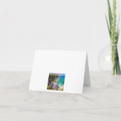 パーソナライズされた北アイルランドの沿岸カード カード (裏面)