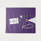 パーソナライズされた医学校卒業おめでとう タペストリー (正面(横))