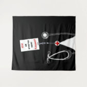 パーソナライズされた医学校卒業おめでとう タペストリー (正面(横))