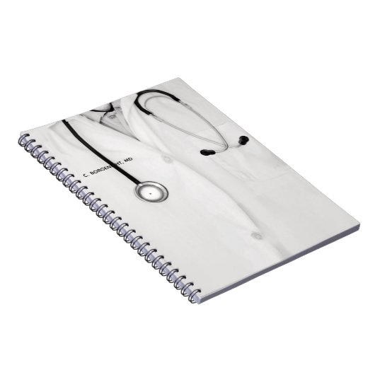 パーソナライズされた医者ギフトアイディア手帳 ノートブック (右側)