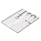 パーソナライズされた医者ギフトアイディア手帳 ノートブック (左側)