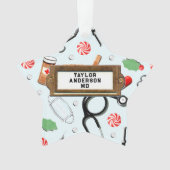 パーソナライズされた医 オーナメント (正面)