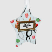 パーソナライズされた医 オーナメント (正面)