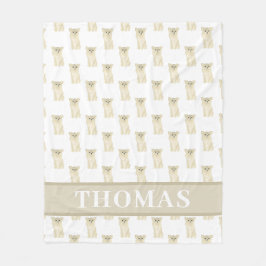 パーソナライズされた千華華 フリースブランケット