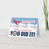 パーソナライズされた卒業パレード | イギリス空軍 RAF カード (正面)