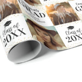 パーソナライズされた卒業写真2 ラッピングペーパー (ロールコーナー)