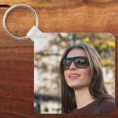 パーソナライズされた卒業写真 キーホルダー (正面)