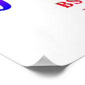 パーソナライズされた卒業式の贈答名 ポスター (角)