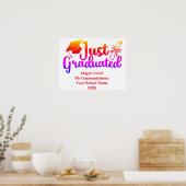 パーソナライズされた卒業式の贈答名 ポスター (キッチン)