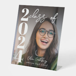 パーソナライズされた卒業式台座標識 台座サイン