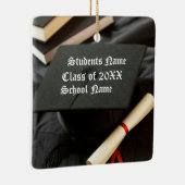パーソナライズされた卒業式 セラミックオーナメント (右)