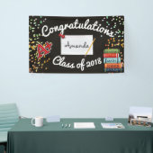 パーソナライズされた卒業旗 横断幕 (トレードショー)