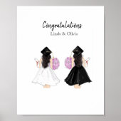 パーソナライズされた卒業生 ポスター (正面)