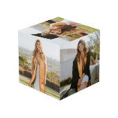 パーソナライズされた卒業記念写真 フォトキューブ (裏面アングル)