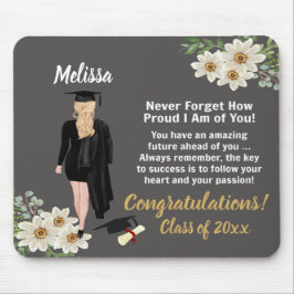 パーソナライズされた卒業記念 マウスパッド