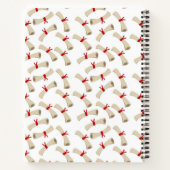 パーソナライズされた卒業贈与 |終了祝時間 ノートブック (裏面)