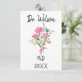 パーソナライズされた博士号取得カード (スタンド正面)