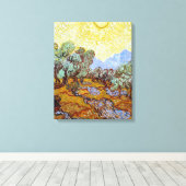 パーソナライズされた印象派の素晴らし風景芸術 キャンバスプリント (インサイチュ (ウッドフロア))