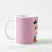 パーソナライズされた友人や家族へのハロウィンギフト コーヒーマグカップ (左)