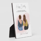 パーソナライズされた友最高の品 – BFF フォトプラーク (側面)